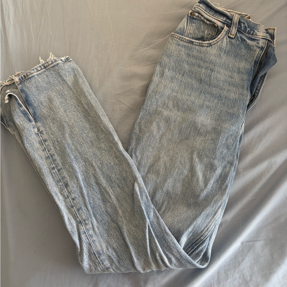 Abercrombie & Fitch Light Blue High Rise Jeans